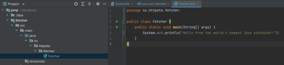 PMP Update 2: Java+Docker | httpete.nz